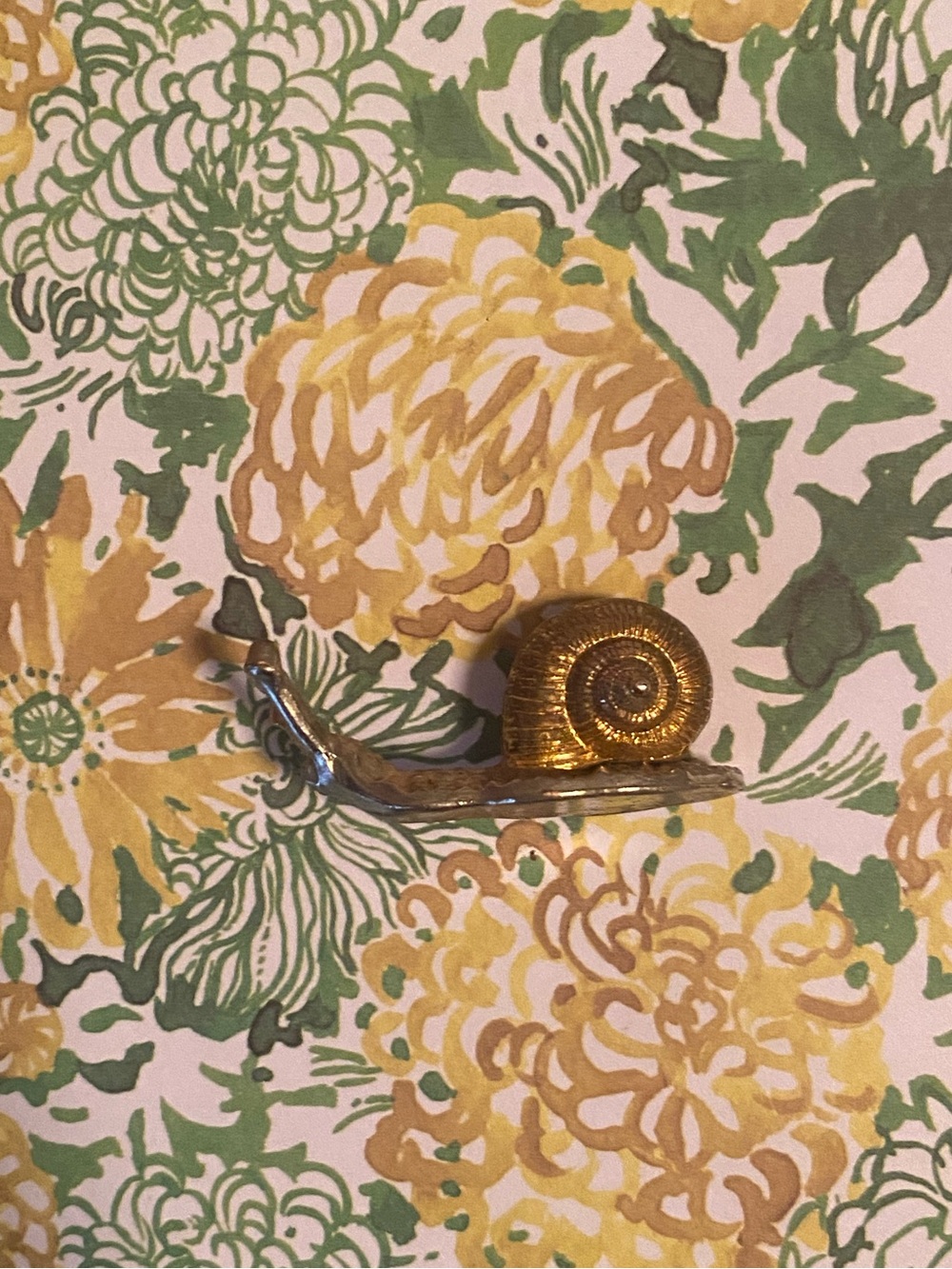 Mini Gold Snail Incense Holder